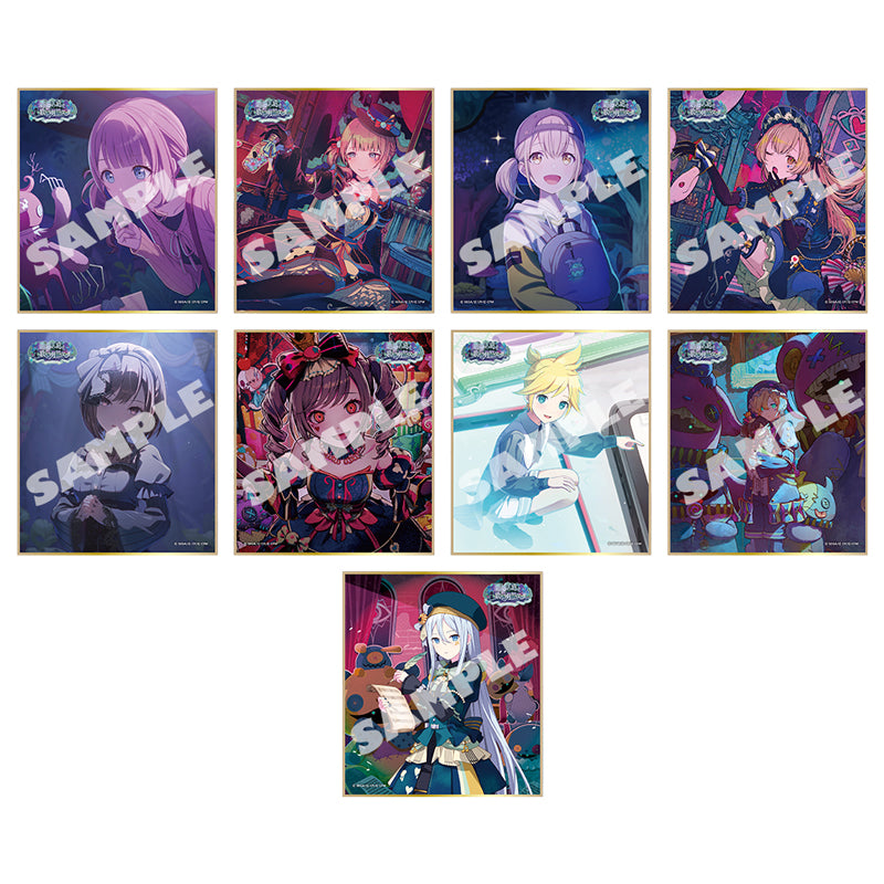 (1BOX=9)(Goods - Art Board) Hatsune Miku: Colorful Stage! Mini Art Board Collection Vol.67 C Sing the Night Away in the Garden of Nightmares (9 Types Total)