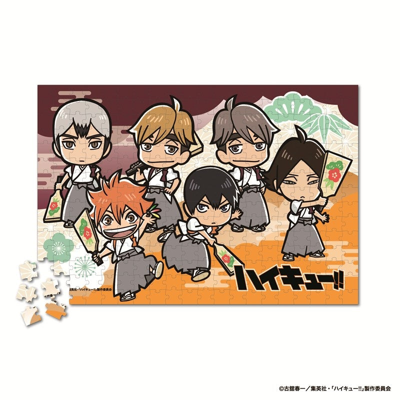 (Goods - Jigsaw Puzzle) Haikyu!! Puzzle New Year's (Karasuno, Inarizaki) Chibi Chara 300 Pieces