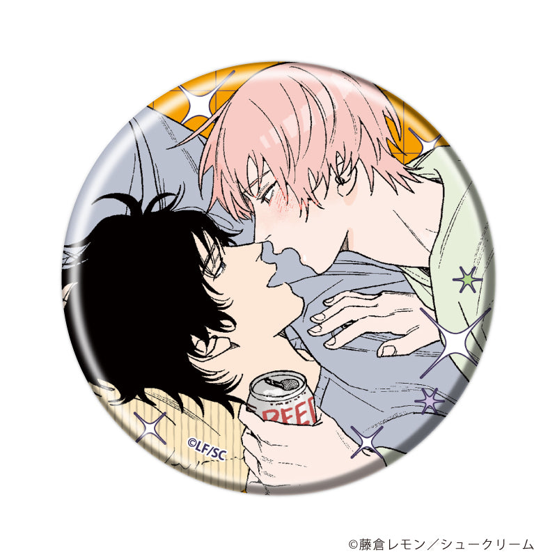 (1BOX=6)(Goods - Badge) My One-Sided Love (Shuraba no One Side Love) Badge 01 (feat. Exclusive Art)