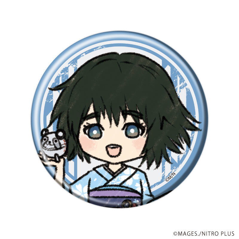 (1BOX=8)(Goods - Badge) STEINS;GATE Button Badge 02 Kimono ver. (GraffArt)