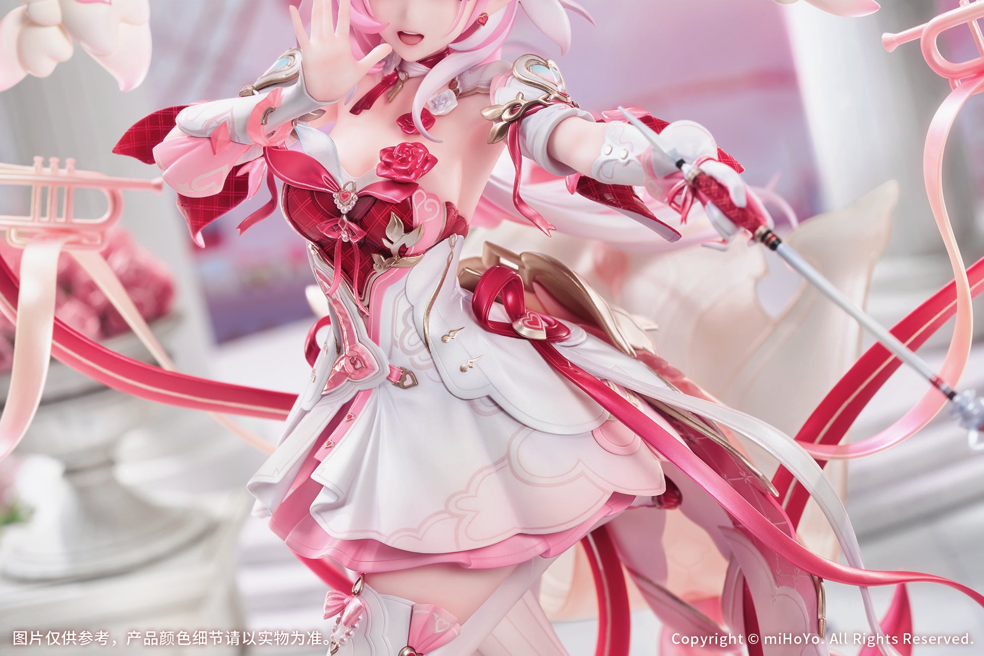 (Bishojo Figure) Honkai Impact 3rd Elysia Hi♪ Love Elf ❤ Ver. 1/7 Completed Figure {Bonus: Acrylic Plate}