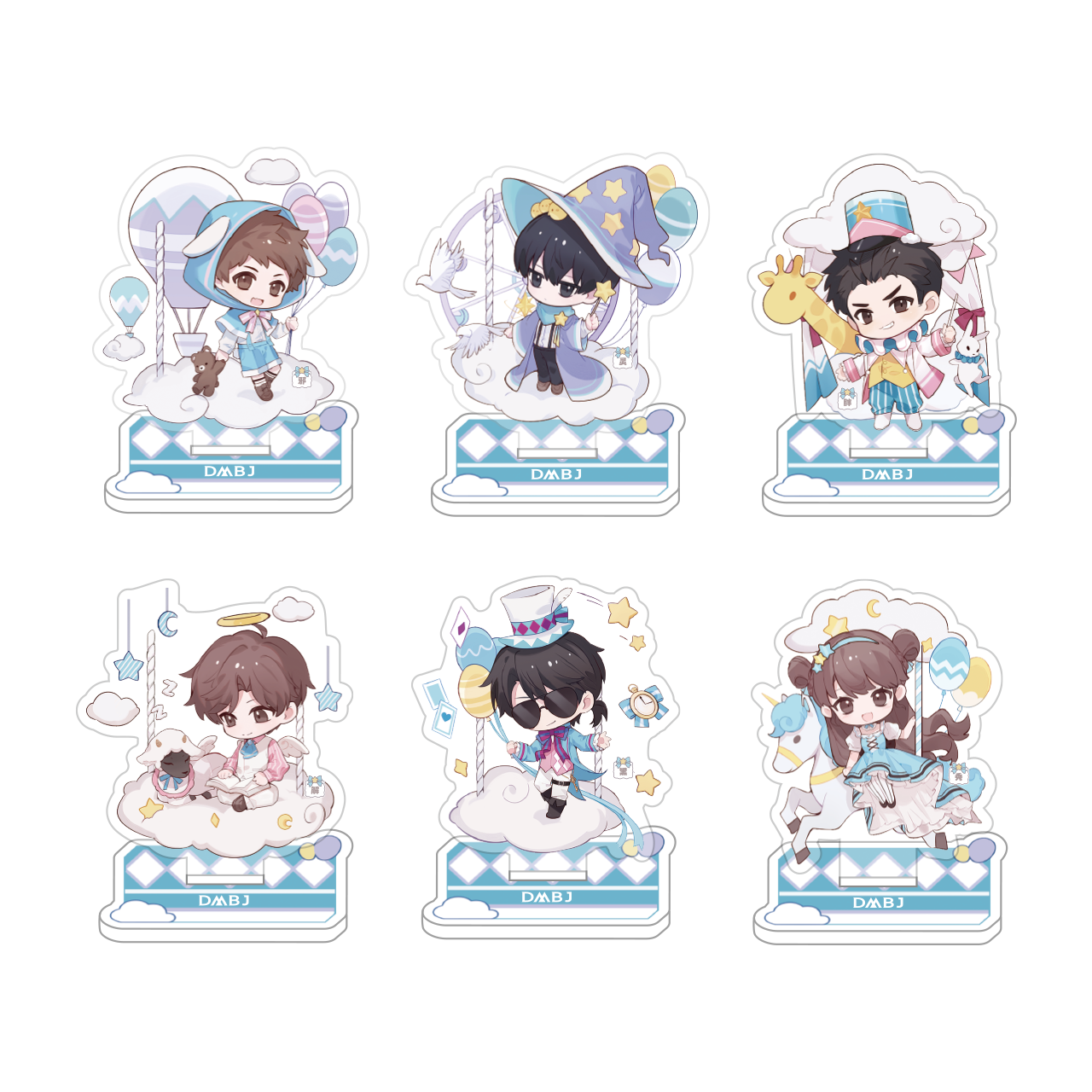 (1BOX=6)(Goods - Acrylic Stand) The Lost Tomb (Daomu Biji) 2026 Children's Day Magical Merry-go-round Series Trading Mini Acrylic Stand