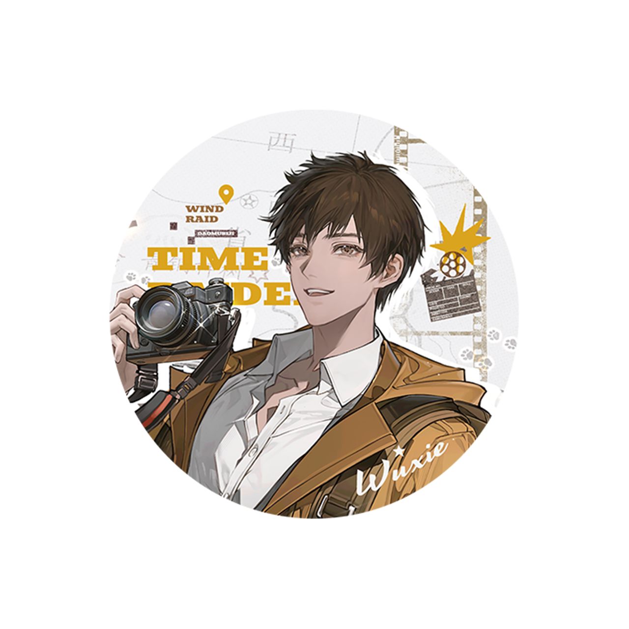 (Goods - Badge) The Lost Tomb (Daomu Biji) 2026 Fes Wind Raid Series Button Badge Wu Xie