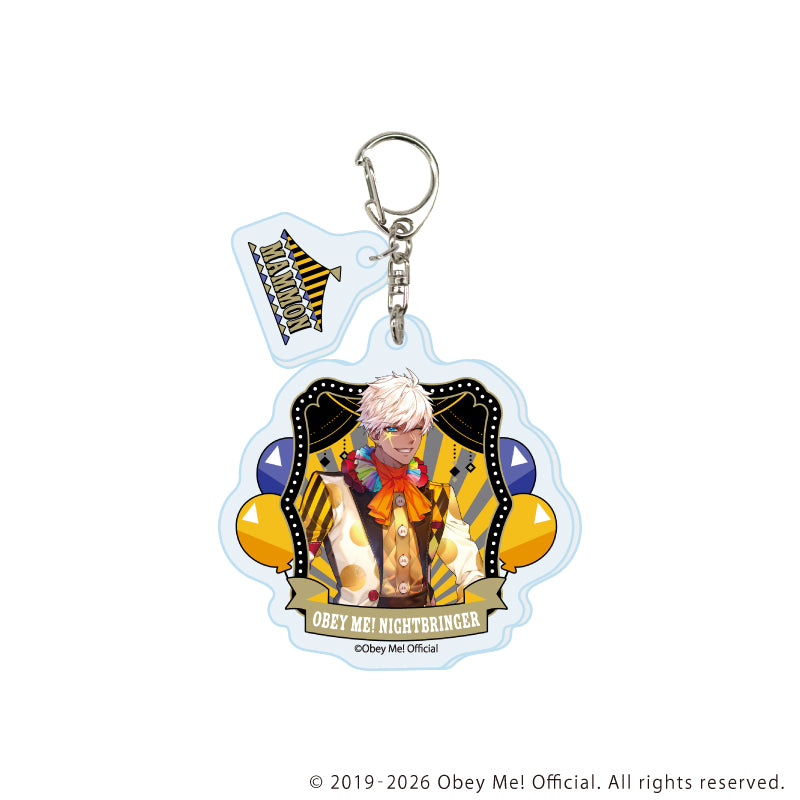 (1BOX=7)(Goods - Keychain) Obey Me! Nightbringer Acrylic Keychain w/Parts 02 (feat. Exclusive Art)