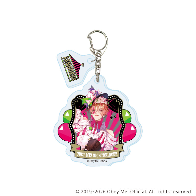 (1BOX=7)(Goods - Keychain) Obey Me! Nightbringer Acrylic Keychain w/Parts 02 (feat. Exclusive Art)