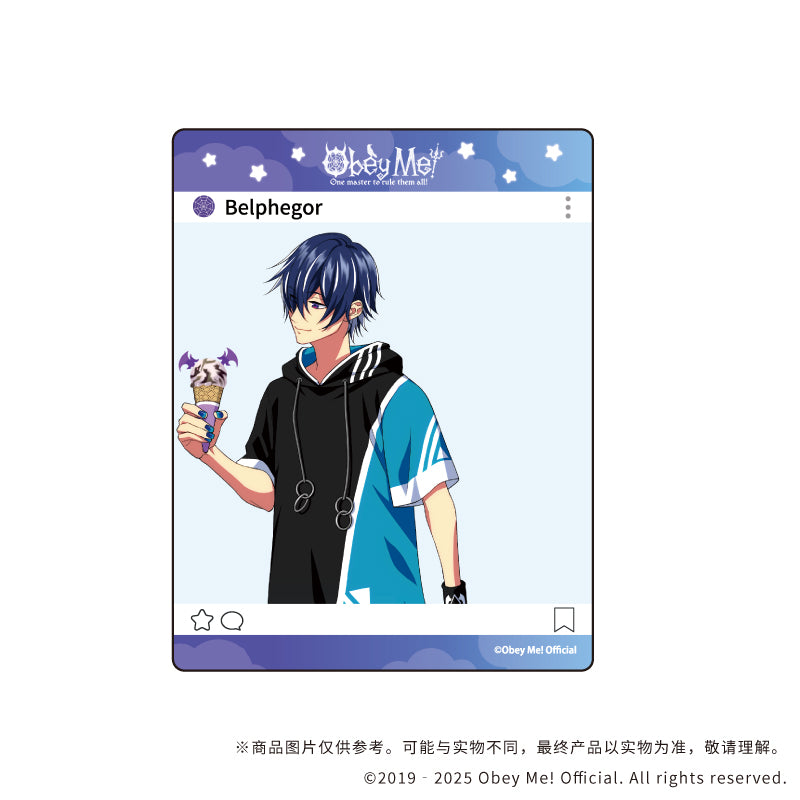 (1BOX=7)(Goods - Card) Obey Me! Acrylic Card 01 Summer Outfit ver. (feat. Exclusive Art)