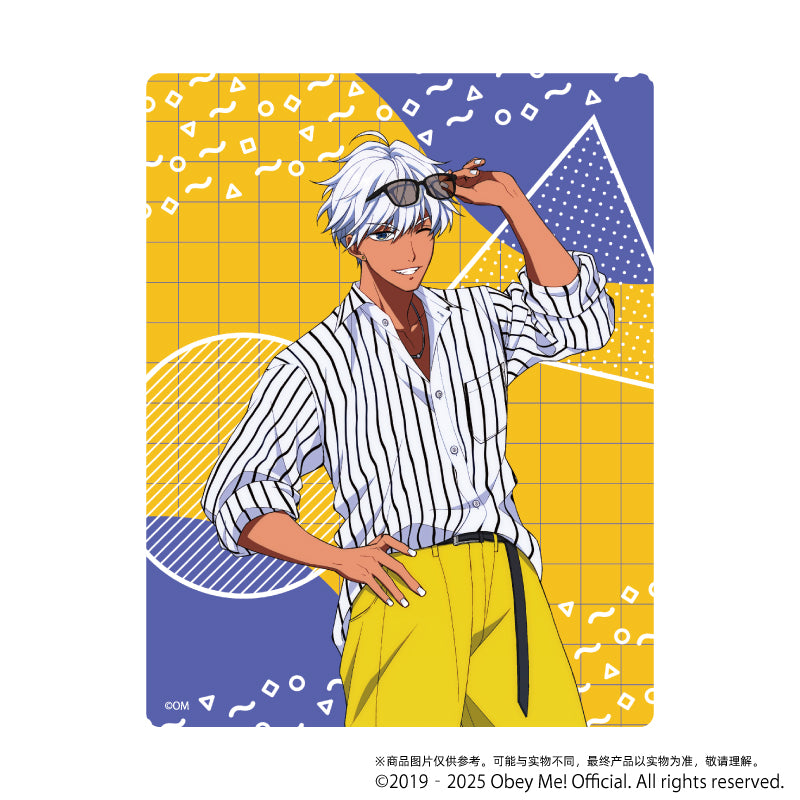 (1BOX=7)(Goods - Card) Obey Me! Acrylic Card 03 - Retro Fashion Ver. (feat. Exclusive Art)