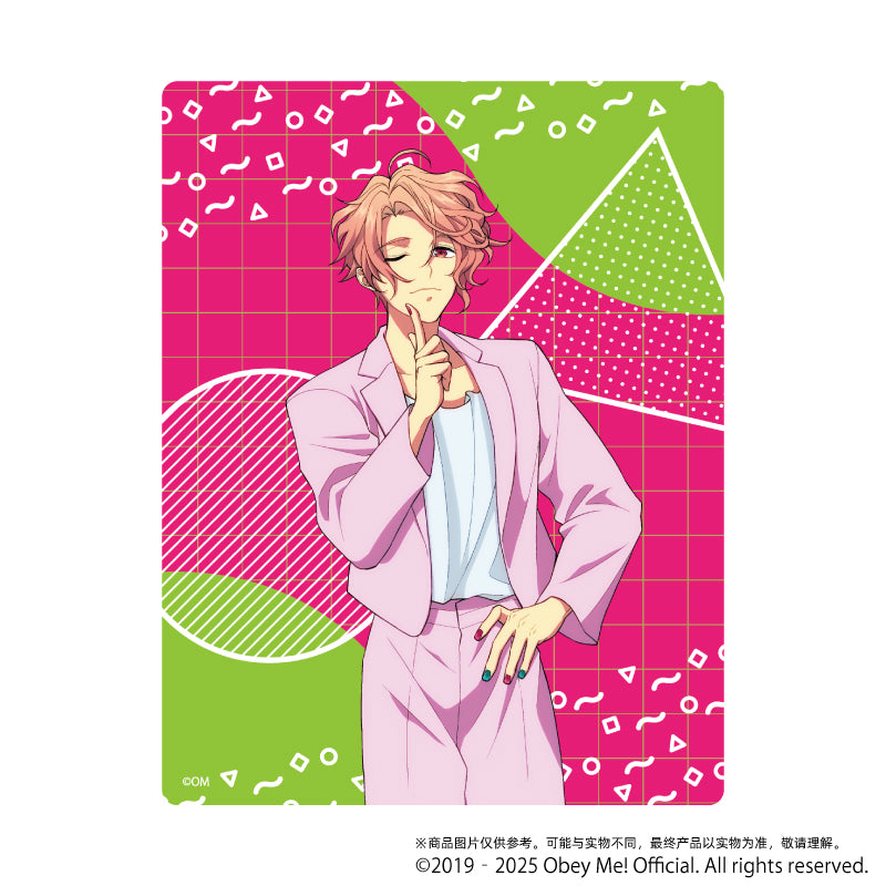 (1BOX=7)(Goods - Card) Obey Me! Acrylic Card 03 - Retro Fashion Ver. (feat. Exclusive Art)