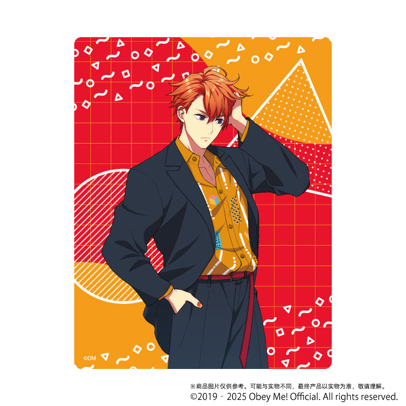 (1BOX=7)(Goods - Card) Obey Me! Acrylic Card 03 - Retro Fashion Ver. (feat. Exclusive Art)