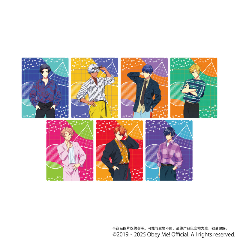 (1BOX=7)(Goods - Card) Obey Me! Acrylic Card 03 - Retro Fashion Ver. (feat. Exclusive Art)