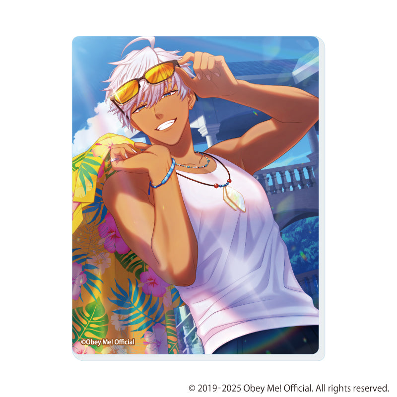 (1BOX=7)(Goods - Card) Obey Me! Nightbringer Acrylic Card 09 (Official Art)