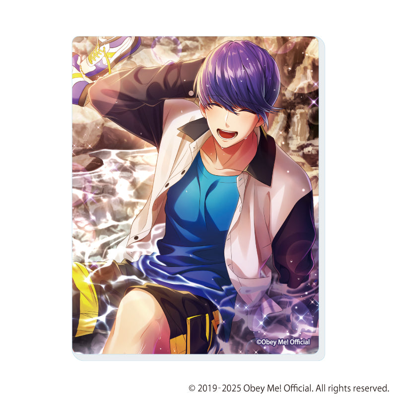 (1BOX=7)(Goods - Card) Obey Me! Nightbringer Acrylic Card 09 (Official Art)