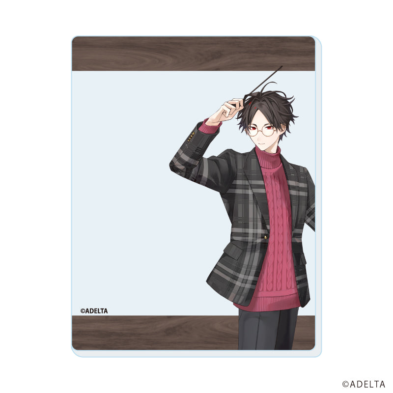 (1BOX=8)(Goods - Card) Owen (Ooe) Acrylic Card 02 School Ver. (feat. Exclusive Art)