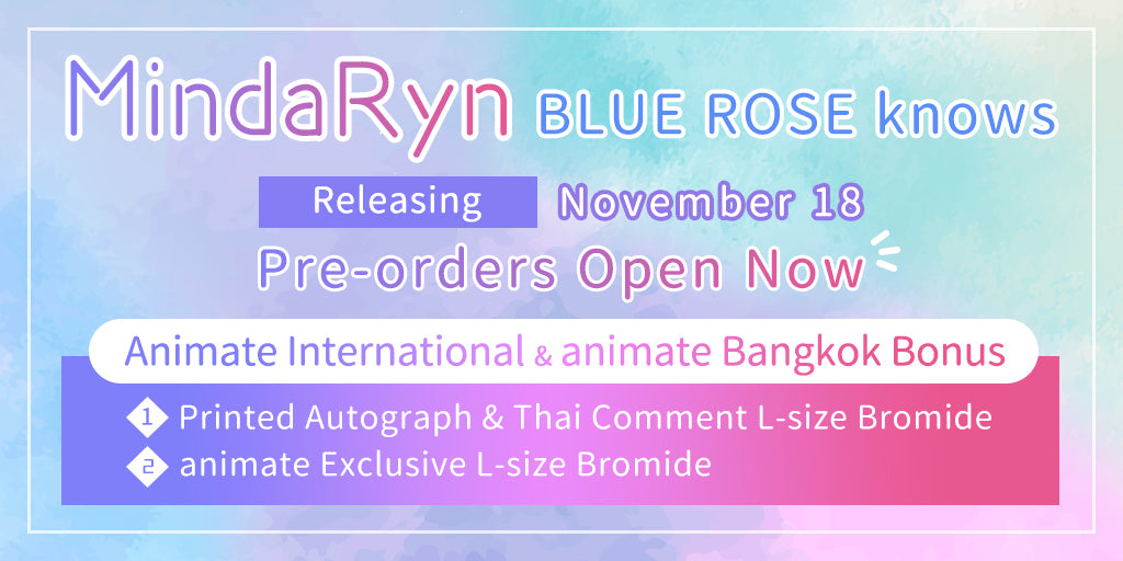 animate International & animate Bangkok Bonus: Printed Autograph & Thai Comment L-size Bromide + animate Exclusive L-size Bromide (Set of 2)