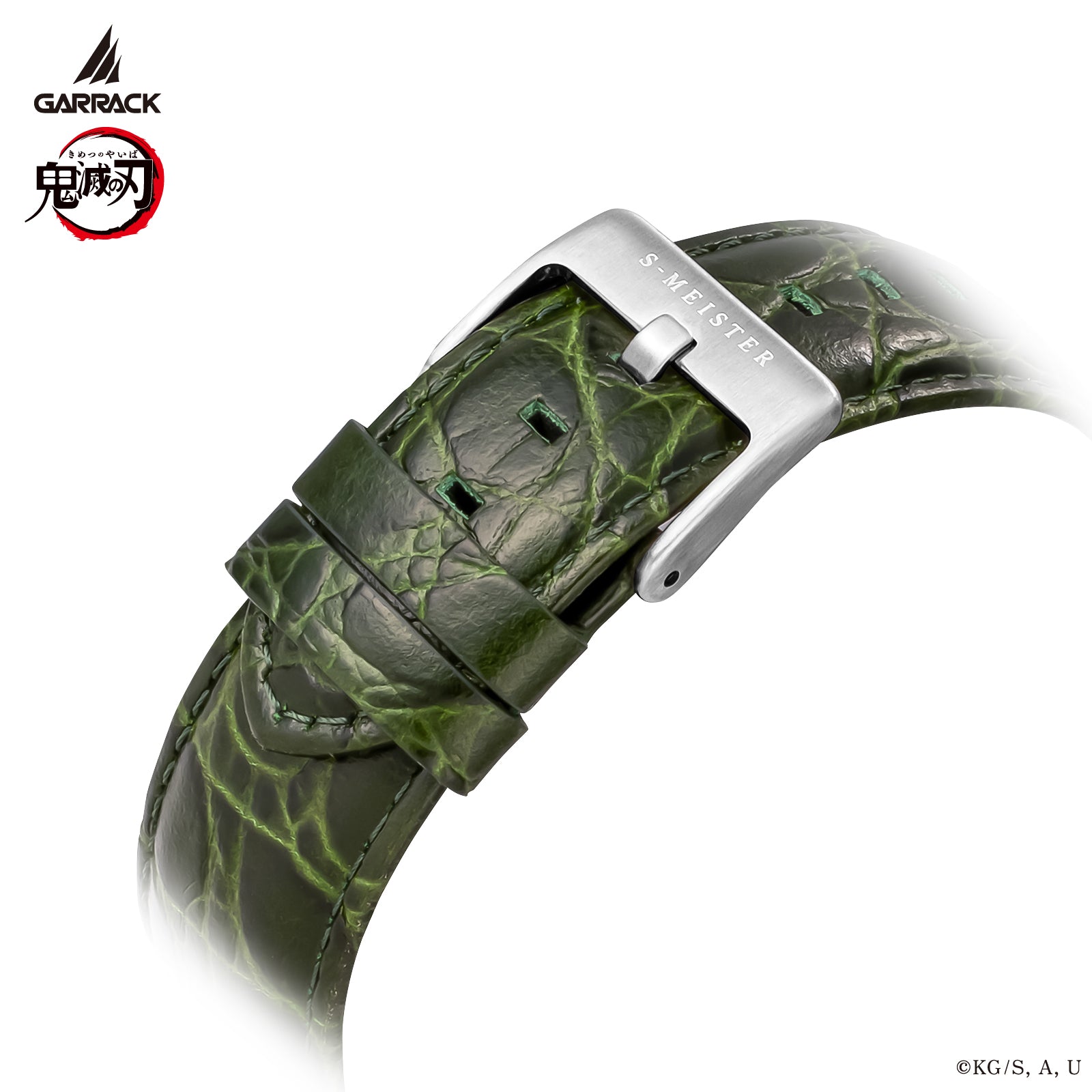 (Goods - Timepiece) Demon Slayer: Kimetsu no Yaiba Anime S-MEISTER Collaboration Mechanical Watch - Sanemi Shinazugawa Model