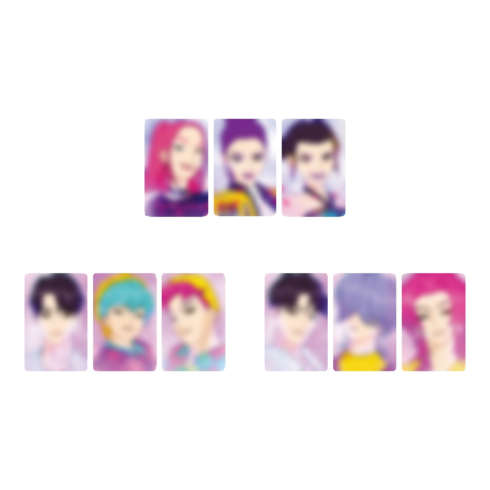 (Goods - Card) KPop Demon Hunters Lenticular Photo Card Set