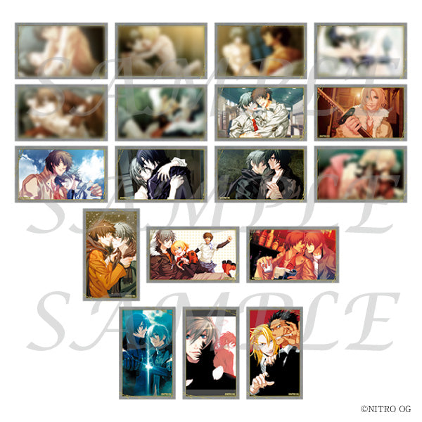 (1BOX=9)(Goods - Card) NITRO CHiRAL Trading Clear Card - Togainu no Chi