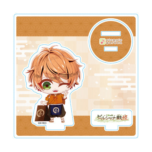 (Goods - Acrylic Stand) Otomate Garden Chibi Acrylic Stand 2025_282 Birushana: Rising Flower of Genpei Sasaki Takatsuna