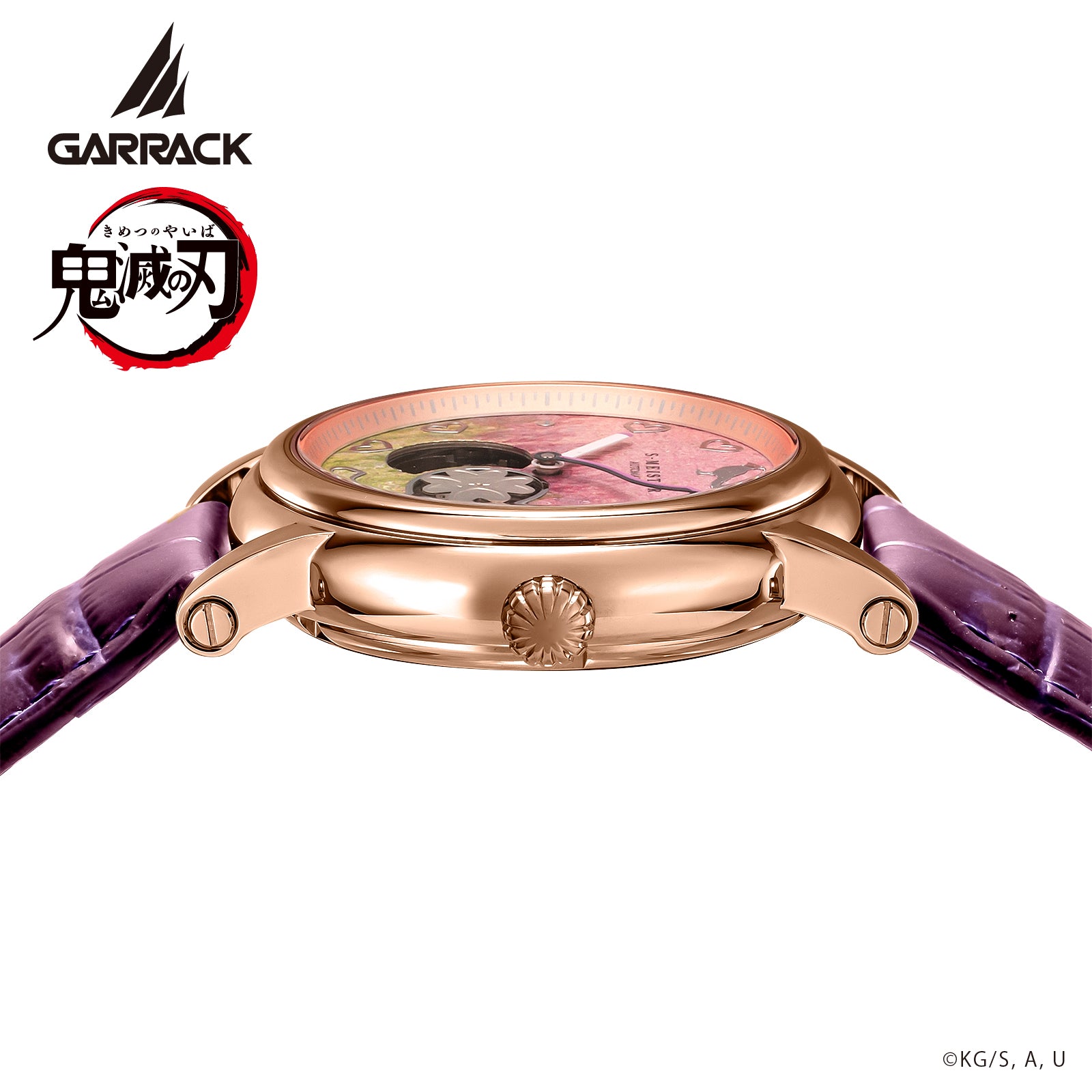 (Goods - Timepiece) Demon Slayer: Kimetsu no Yaiba Anime S-MEISTER Collaboration Mechanical Watch - Mitsuri Kanroji Model