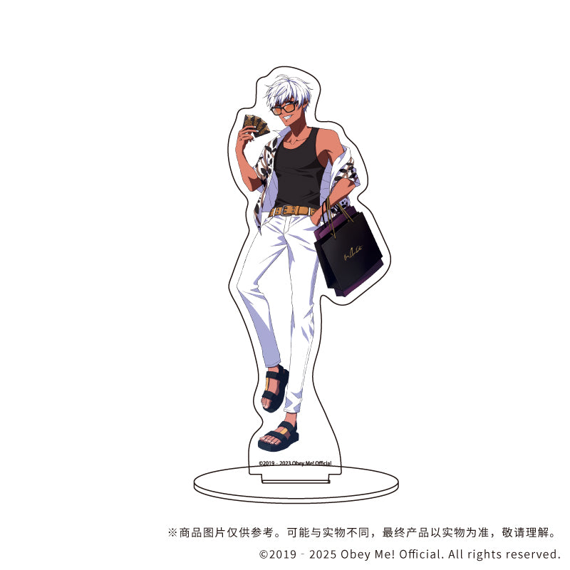 (Goods - Stand Pop) Character Acrylic Figure Obey Me! 51 / Mammon Summer Outfit ver. (Exclusive Art)