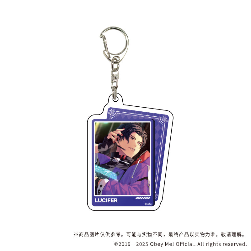 (1BOX=7)(Goods - Keychain) Obey Me! Nightbringer Acrylic Keychain 12 (Official Art)