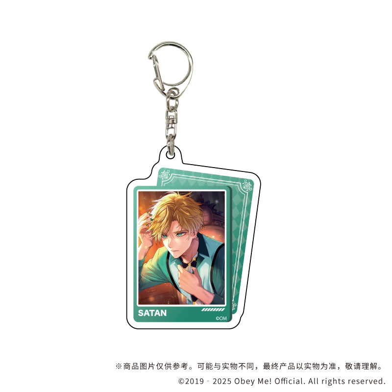 (1BOX=7)(Goods - Keychain) Obey Me! Nightbringer Acrylic Keychain 12 (Official Art)