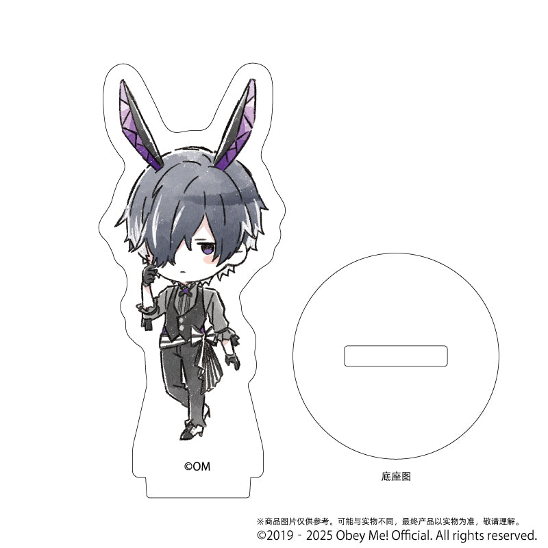 (1BOX=7)(Goods - Acrylic Stand) Obey Me! Acrylic Petit Stand Obey Me! 06 Bunny ver. (GraffArt)