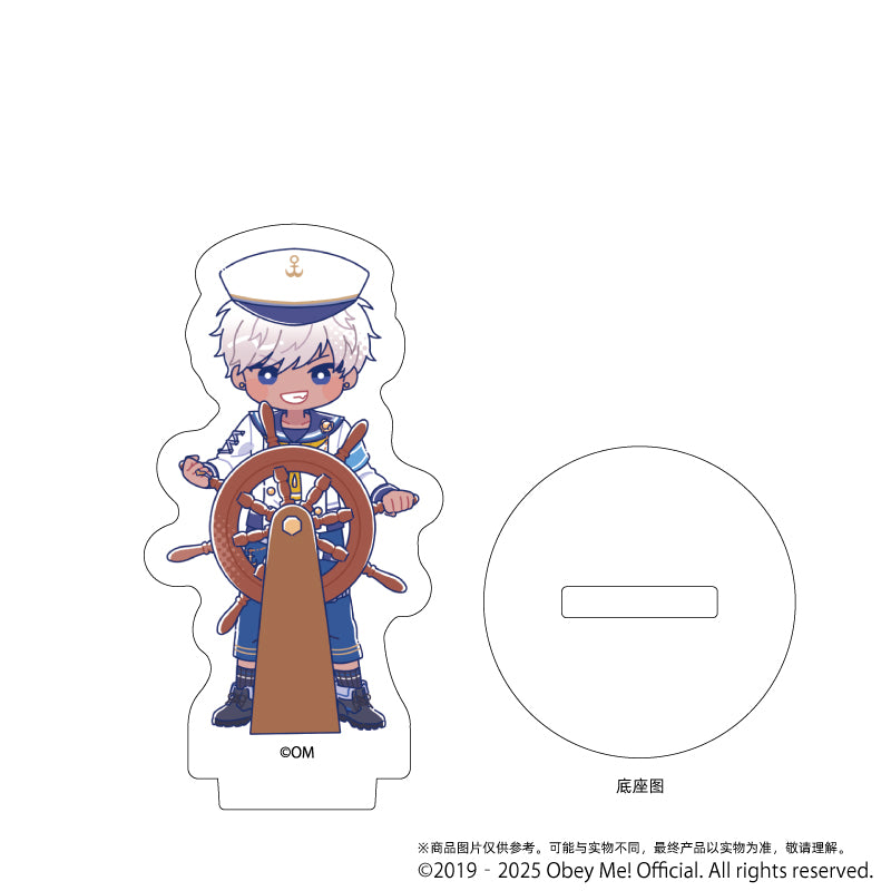 (1BOX=7)(Goods - Stand Pop) Obey Me! Acrylic Petit Stand 09 - Marine Sailor Ver. (Candy Art)