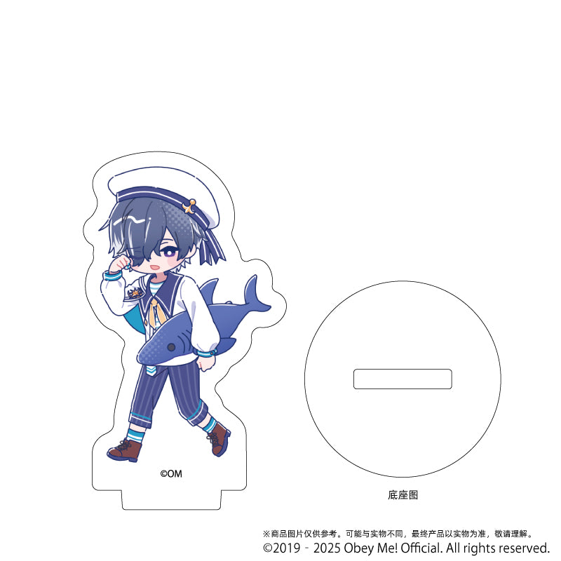 (1BOX=7)(Goods - Stand Pop) Obey Me! Acrylic Petit Stand 09 - Marine Sailor Ver. (Candy Art)