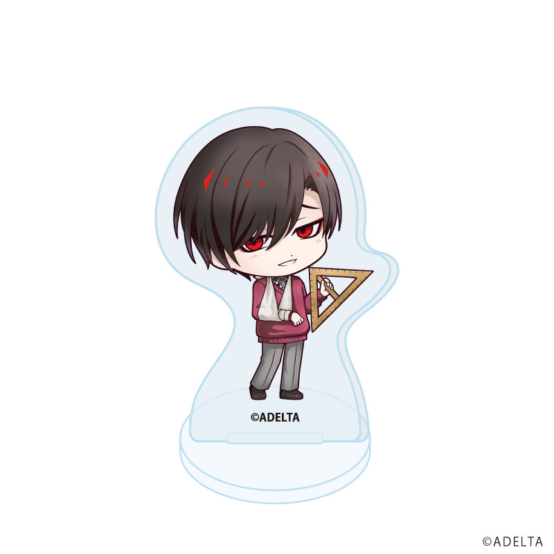 (1BOX=11)(Goods - Acrylic Stand) Owen (Ooe) Acrylic Petit Stand 04 School Ver. (Chibi Art)