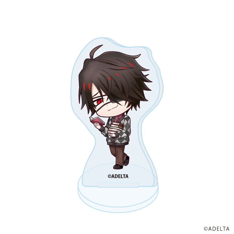 (1BOX=11)(Goods - Acrylic Stand) Owen (Ooe) Acrylic Petit Stand 04 School Ver. (Chibi Art)