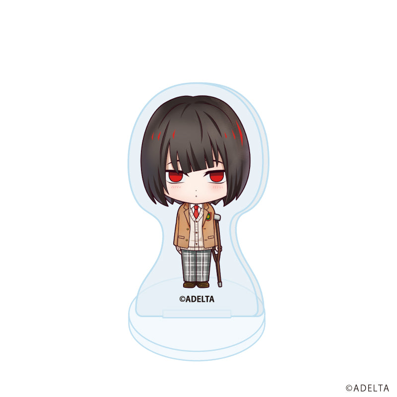 (1BOX=11)(Goods - Acrylic Stand) Owen (Ooe) Acrylic Petit Stand 04 School Ver. (Chibi Art)