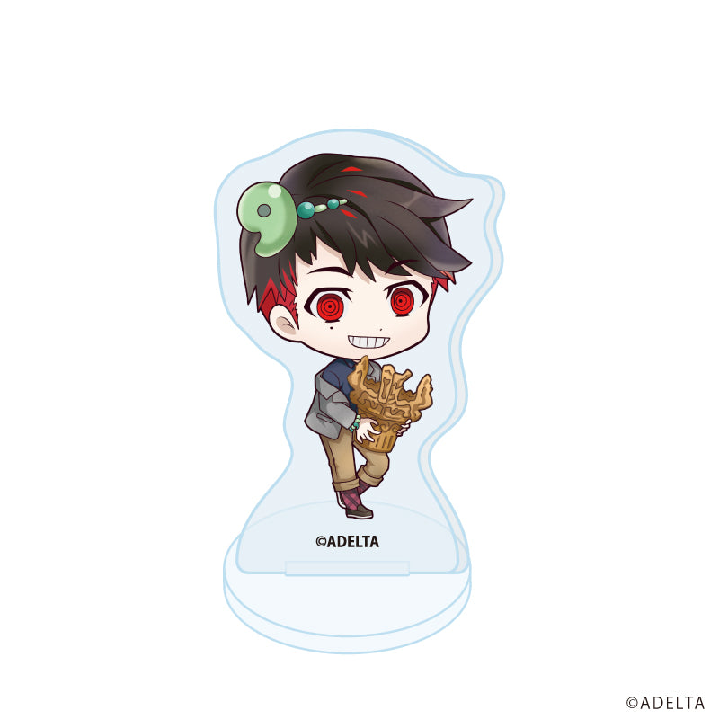 (1BOX=11)(Goods - Acrylic Stand) Owen (Ooe) Acrylic Petit Stand 04 School Ver. (Chibi Art)