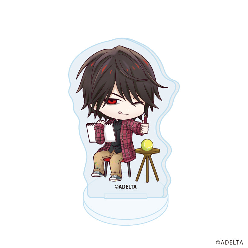 (1BOX=11)(Goods - Acrylic Stand) Owen (Ooe) Acrylic Petit Stand 04 School Ver. (Chibi Art)