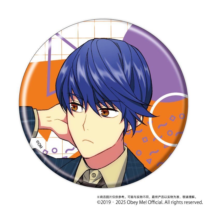 (1BOX=7)(Goods - Badge) Obey Me! Button Badge 11 - Retro Fashion Ver. (feat. Exclusive Art)