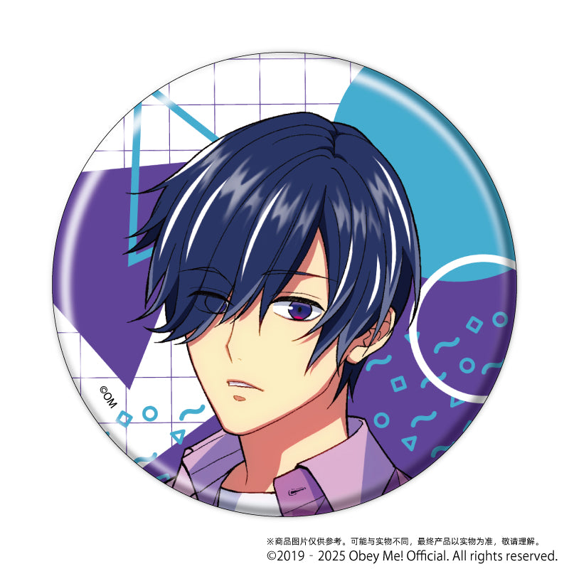 (1BOX=7)(Goods - Badge) Obey Me! Button Badge 11 - Retro Fashion Ver. (feat. Exclusive Art)