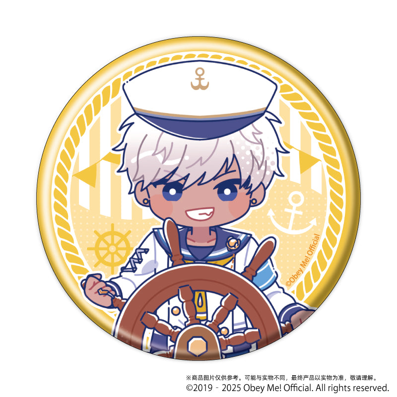 (1BOX=7)(Goods - Badge) Obey Me! Button Badge 12 - Marine Sailor Ver. (Candy Art)