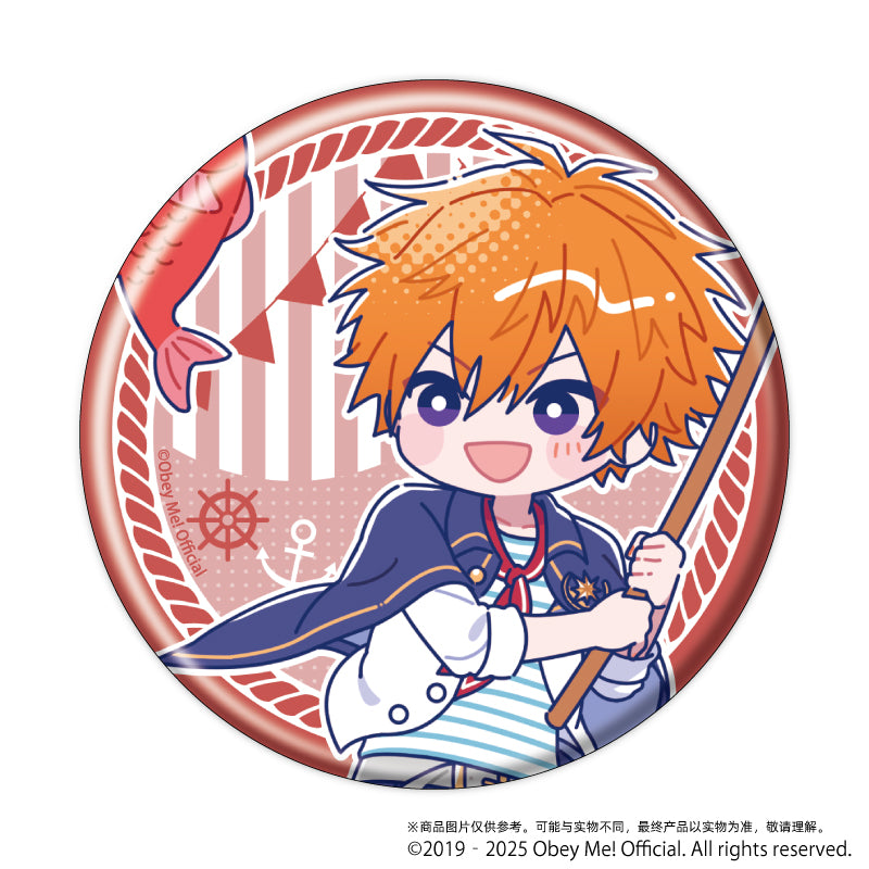 (1BOX=7)(Goods - Badge) Obey Me! Button Badge 12 - Marine Sailor Ver. (Candy Art)
