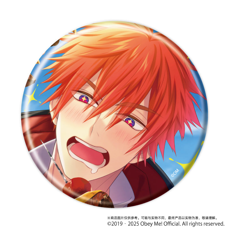 (1BOX=7)(Goods - Badge) Obey Me! Nightbringer Button Badge 14 (Official Art)