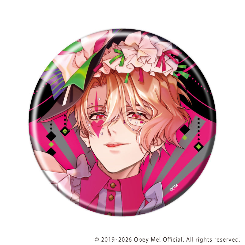 (1BOX=7)(Goods - Badge) Obey Me! Nightbringer Button Badge 48 (feat. Exclusive Art)