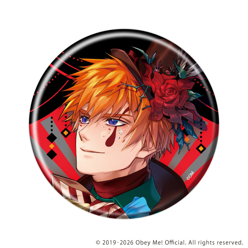 (1BOX=7)(Goods - Badge) Obey Me! Nightbringer Button Badge 48 (feat. Exclusive Art)