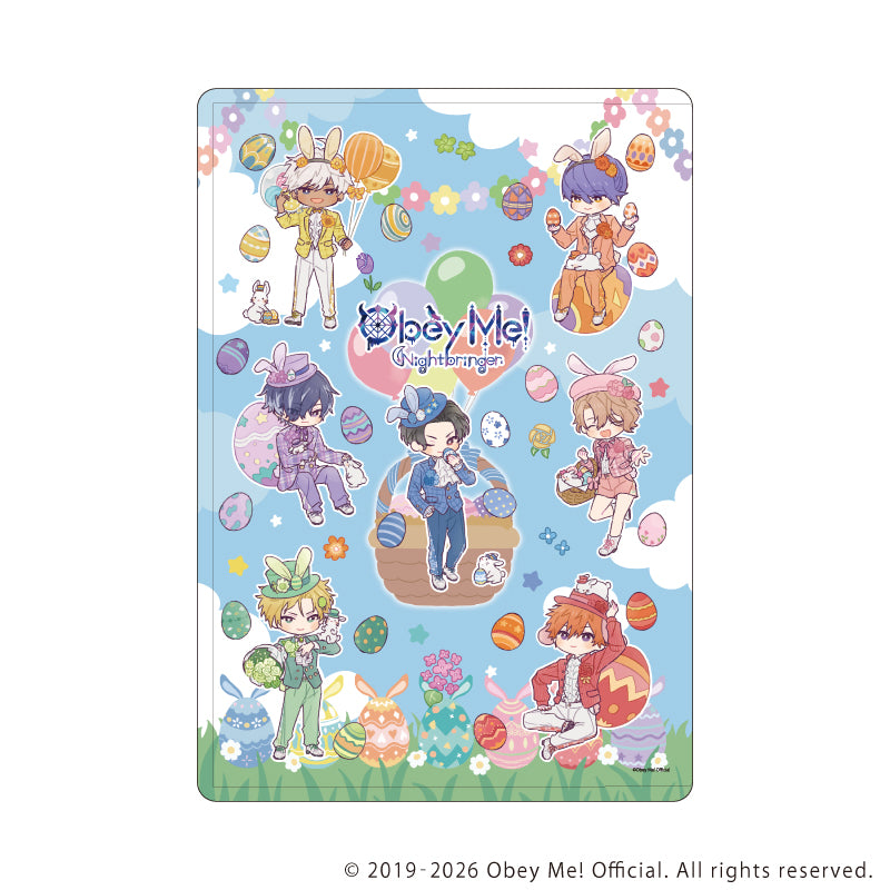 (Goods - Case) Obey Me! Nightbringer Chara Clear Case 16 Easter ver. (Retro Art)