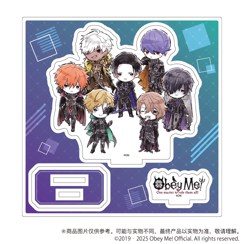 (Goods - Acrylic Stand) Obey Me! Acrylic Figure Plate 01 Ensemble Design Event Costume ver. (GraffArt)