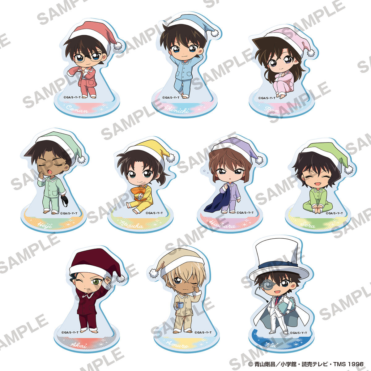 (1BOX=10)(Goods - Acrylic Stand) Detective Conan Niitengo Acrylic Stand Collection - Pajama Ver. PACK