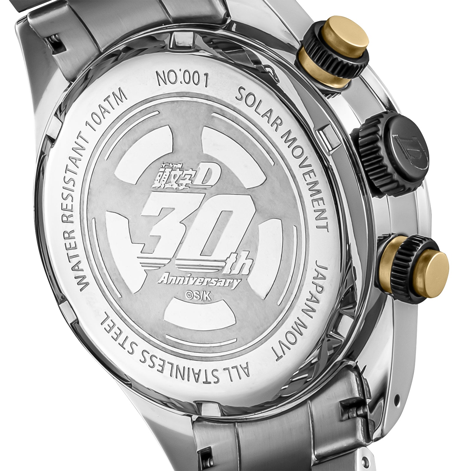 (Goods - Timepiece) Initial D 30th Anniversary Collaboration Angel Clover Bunta Fujiwara SUBARU IMPREZA WRX GC8 type R STi IN40-GC8 Model