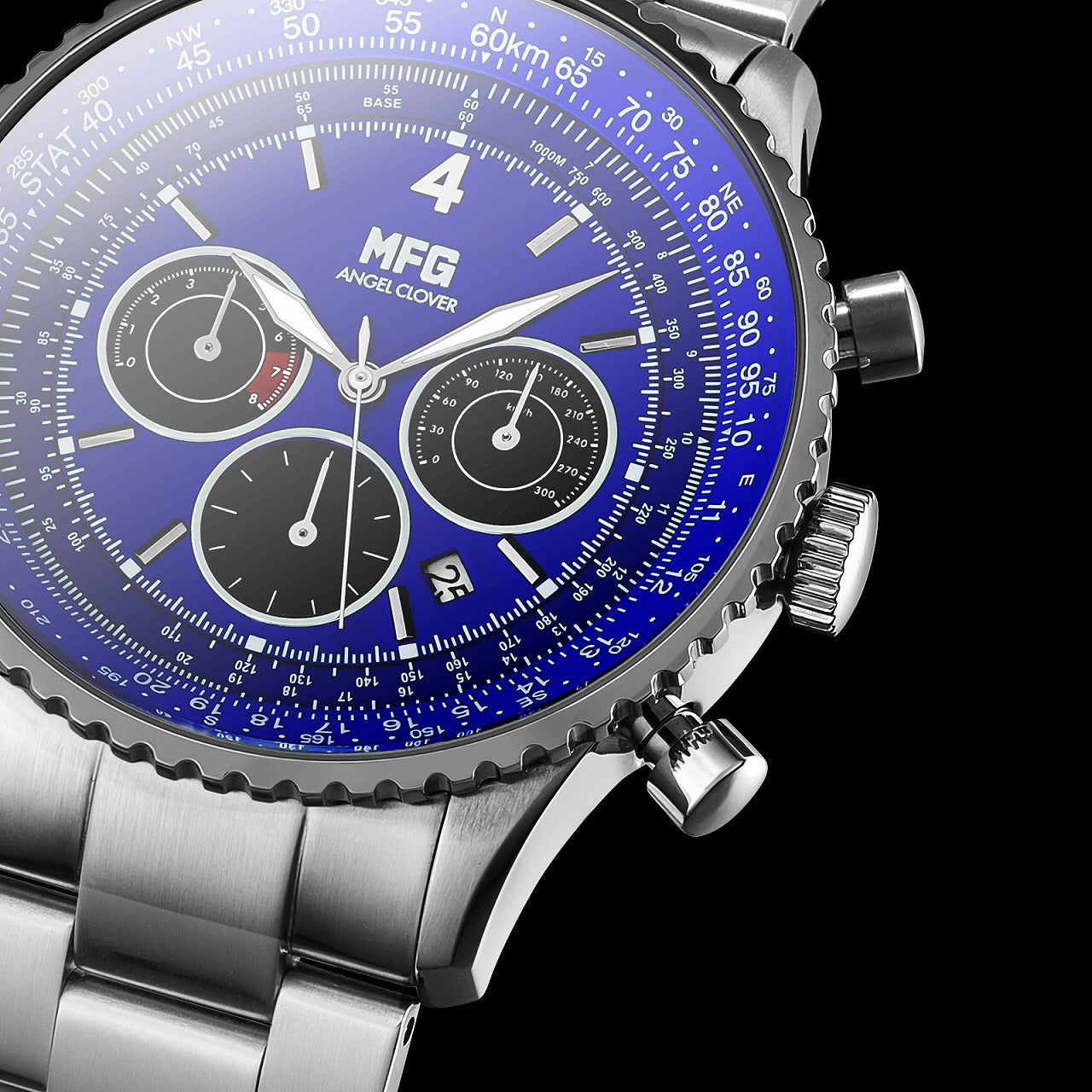 (Goods - Timepiece) MF Ghost Anime ANGEL CLOVER Collaboration Quartz Watch Kouki Sawatari ALPINE Model