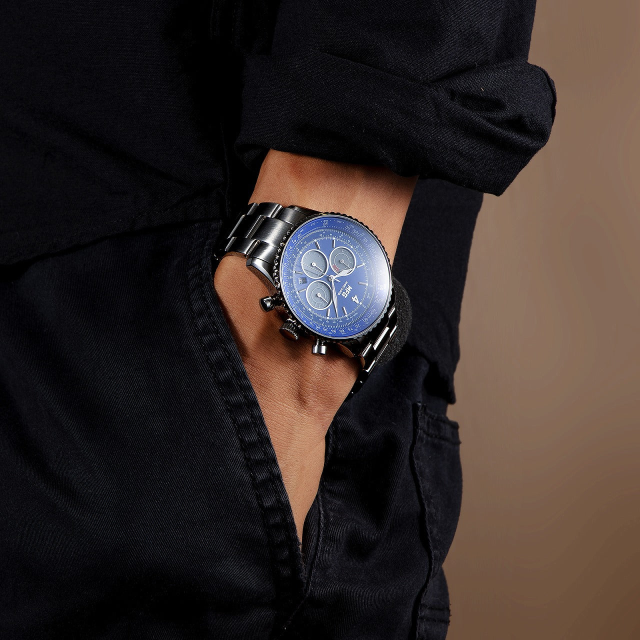 (Goods - Timepiece) MF Ghost Anime ANGEL CLOVER Collaboration Quartz Watch Kouki Sawatari ALPINE Model