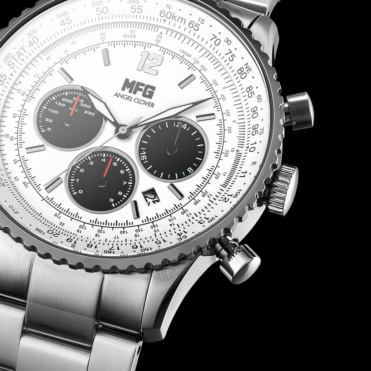 (Goods - Timepiece) MF Ghost Anime ANGEL CLOVER Collaboration Quartz Watch Michael Beckenbauer PORSCHE 718 Model