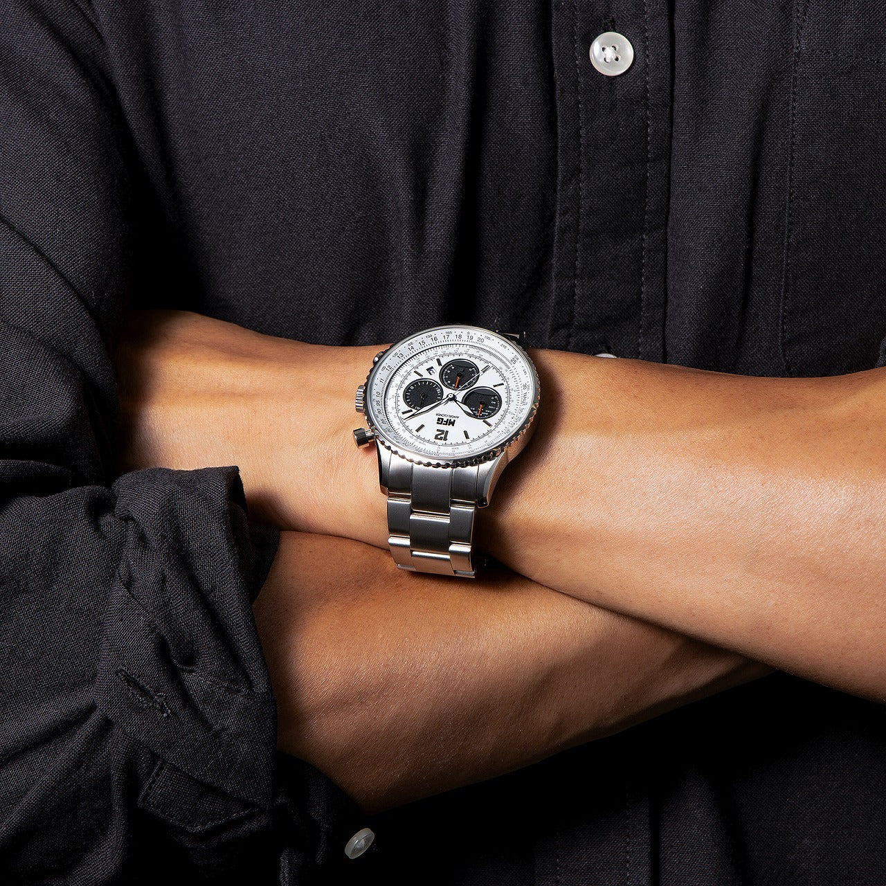 (Goods - Timepiece) MF Ghost Anime ANGEL CLOVER Collaboration Quartz Watch Michael Beckenbauer PORSCHE 718 Model