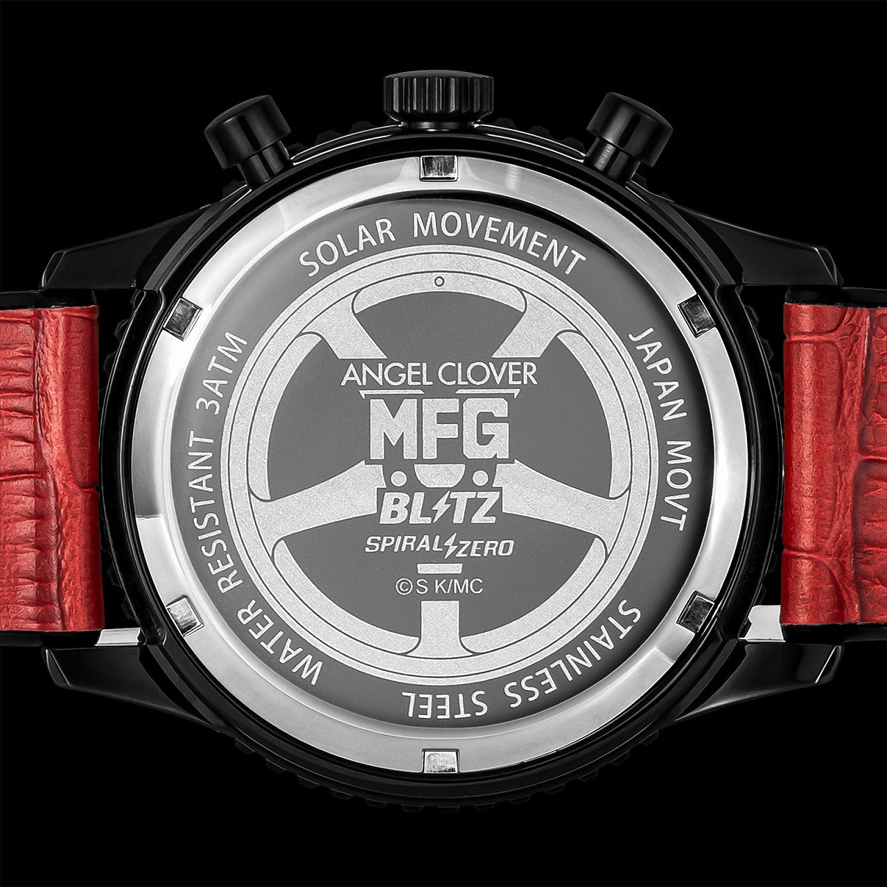 (Goods - Timepiece) MF Ghost Anime ANGEL CLOVER Collaboration Quartz Watch Kanata Katagiri TOYOTA 86GT Model